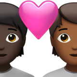 情侣: 成人成人较深肤色中等-深肤色emoji素材一 160x160像素