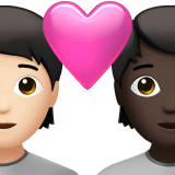 情侣: 成人成人较浅肤色较深肤色emoji素材一 160x160像素