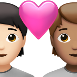 情侣: 成人成人较浅肤色中等肤色emoji素材一 160x160像素