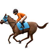 赛马：中等肤色emoji素材一 160x160像素