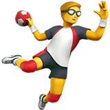 玩手球的男人emoji素材一 160x160像素