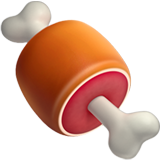 骨头上的肉emoji素材一 160x160像素