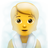 在潮湿的房间里的人emoji素材一 160x160像素