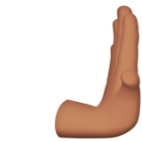 向右推: 中等肤色emoji素材一 160x160像素