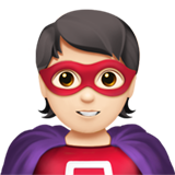 超级英雄:浅肤色emoji素材一 160x160像素