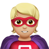 超级英雄:中浅肤色emoji素材一 160x160像素