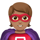 超级英雄:中等肤色emoji素材一 160x160像素