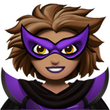 女超级恶棍:中等肤色emoji素材一 160x160像素