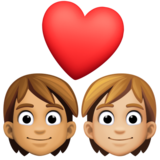 情侣: 成人成人中等肤色中等-浅肤色emoji素材一 160x160像素