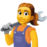 女机械工emoji素材一 160x160像素