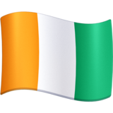 国旗:科特迪瓦emoji素材一 160x160像素