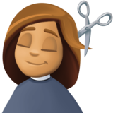 理发师:中等肤色emoji素材一 160x160像素
