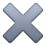 乘法符号emoji素材一 160x160像素