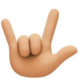 爱你的手势(美国):中浅肤色emoji素材一 160x160像素