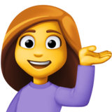 单手举起的人emoji素材一 160x160像素