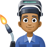 工厂男人：中深色肤色emoji素材一 160x160像素