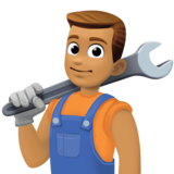 男机械工:中等肤色emoji素材一 160x160像素