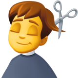 男人理发emoji素材一 160x160像素