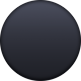 黑色圆圈emoji素材一 160x160像素