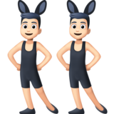 有兔子耳朵的男人聚会,类型-1-2emoji素材一 160x160像素