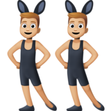 有兔子耳朵的男人聚会,3型emoji素材一 160x160像素