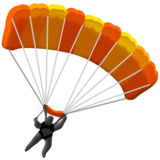 降落伞emoji素材一 160x160像素