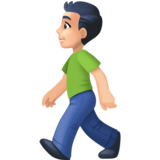 行走的人:浅肤色emoji素材一 160x160像素