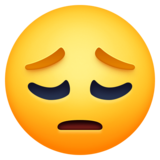 沉思的脸emoji素材一 160x160像素