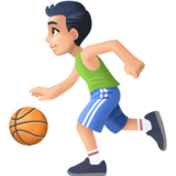 打球的人:浅肤色emoji素材一 160x160像素