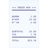 收据emoji素材一 160x160像素