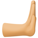 向右推: 中等肤色emoji素材一 160x160像素