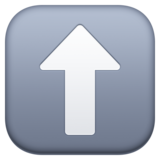 向上箭头emoji素材一 160x160像素