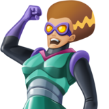 女超级恶棍:中浅肤色emoji素材一 160x160像素