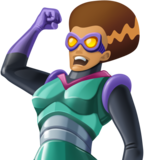 女超级恶棍:中等肤色emoji素材一 160x160像素