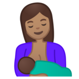 喂奶:中等肤色emoji素材一 160x160像素