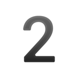 数字2emoji素材一 160x160像素