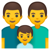 家庭:男人,男人,男孩emoji素材一 160x160像素