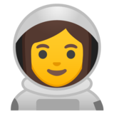 女宇航员emoji素材一 160x160像素