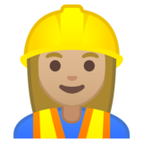 女工:中浅肤色emoji素材一 160x160像素
