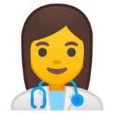 女保健员emoji素材一 160x160像素