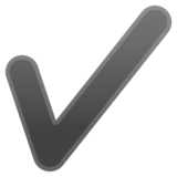 复选标记emoji素材一 160x160像素