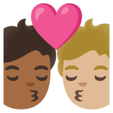 亲吻: 成人成人中等-深肤色中等-浅肤色emoji素材一 160x160像素