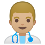 男保健员:中浅肤色emoji素材一 160x160像素