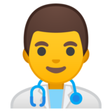 男子卫生工作者emoji素材一 160x160像素