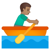 男子划艇:中等肤色emoji素材一 160x160像素
