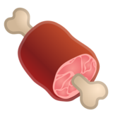 骨头上的肉emoji素材一 160x160像素