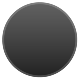 黑色圆圈emoji素材一 160x160像素