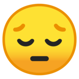 沉思的脸emoji素材一 160x160像素