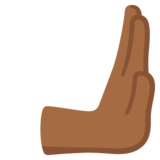 向右推: 中等-深肤色emoji素材一 160x160像素