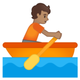划船人:中等肤色emoji素材一 160x160像素
